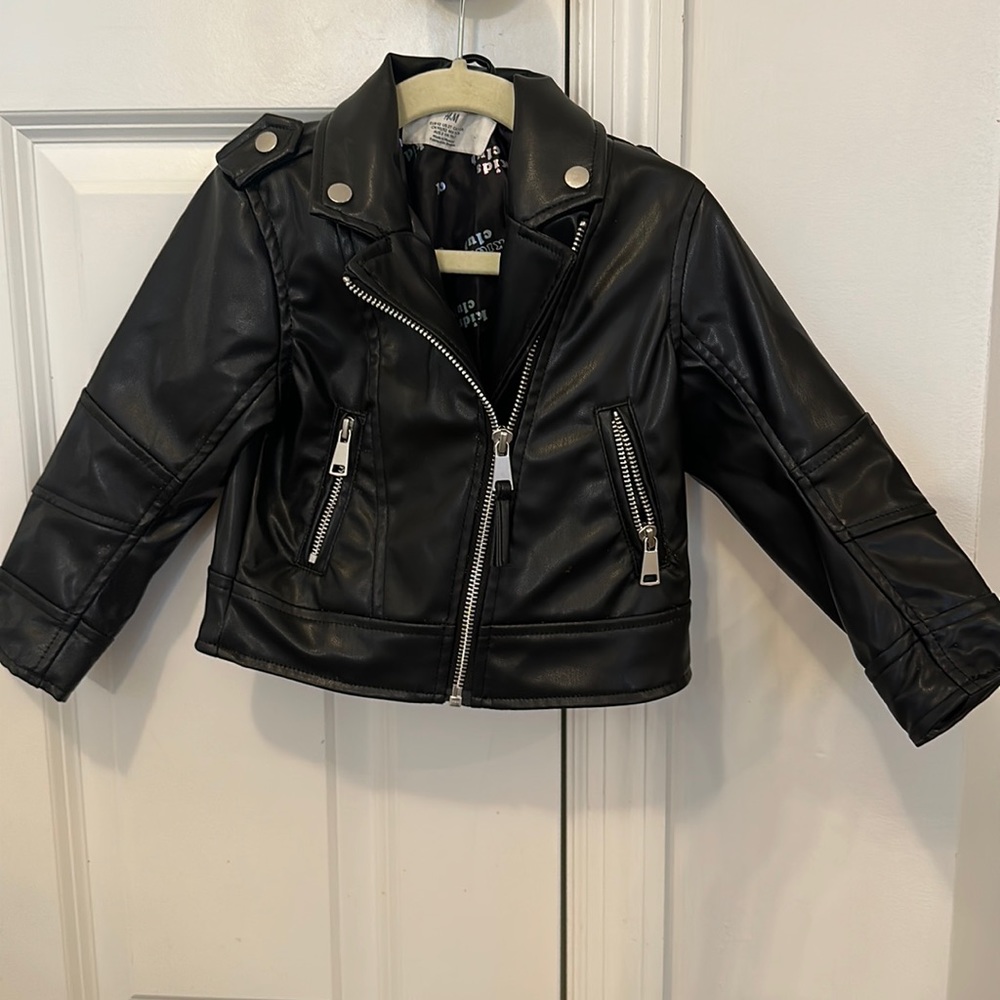 Toddler biker jacket